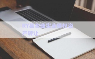 RY縣金康實業(yè)債權資產(chǎn)轉讓 RY縣金康實業(yè)債權資產(chǎn)轉讓