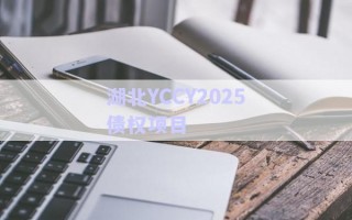 湖北YCCY2025債權(quán)項目 湖北YCCY2025債權(quán)項目