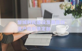 鄒城利民建設發(fā)展債權資產政府債定融 鄒城利民建設發(fā)展債權資產政府債定融