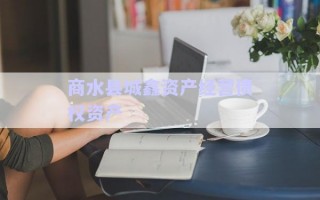 商水縣城鑫資產經(jīng)營債權資產 商水縣城鑫資產經(jīng)營債權資產